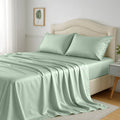 4PC 100% Bamboo Viscose Sheet Set Cooling Deep Pocket 16" Soft Luxury Bed Sheets