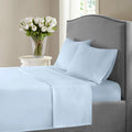 York Collection 1200 Thread Count Solid Deep Pocket 100% Cotton Sheet Set