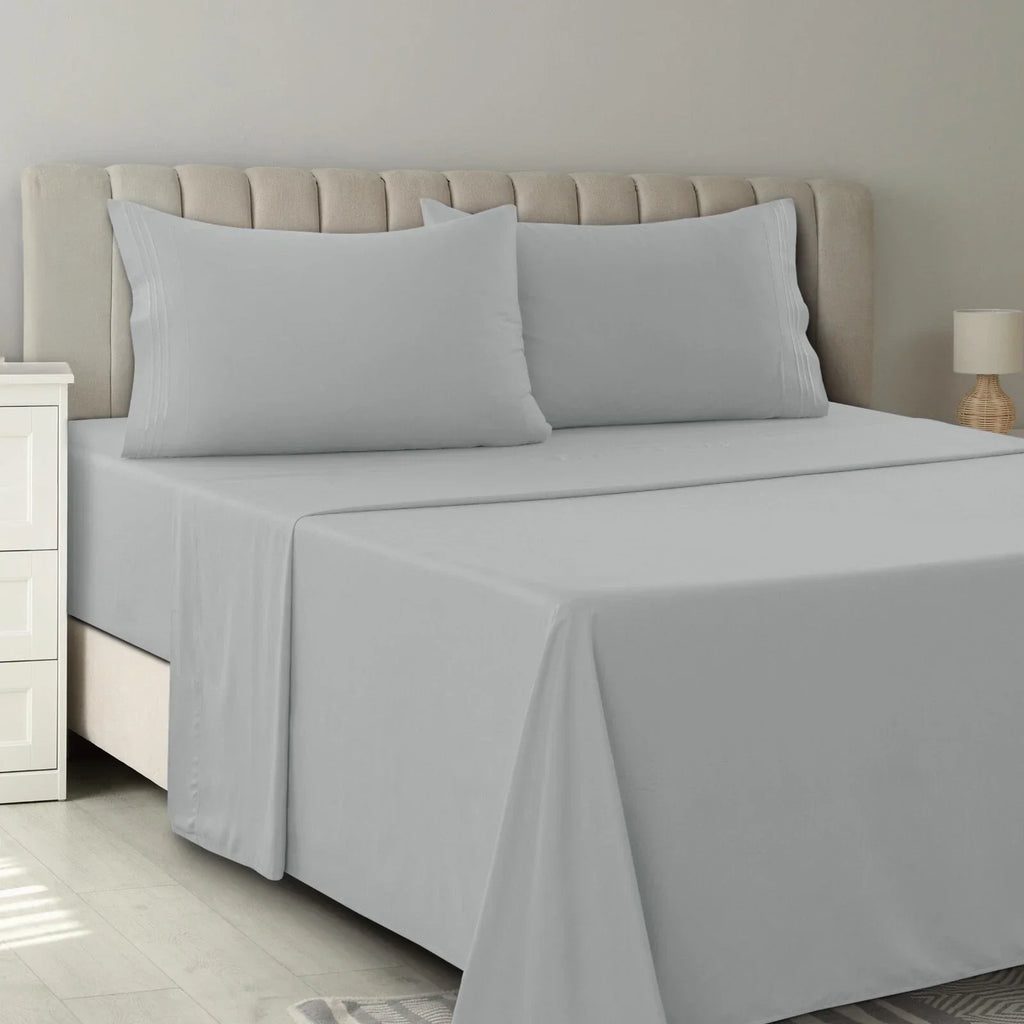 4 Piece Premium Bed Sheet Set Hotel Luxury Ultra Soft Deep Pocket Sheets Set